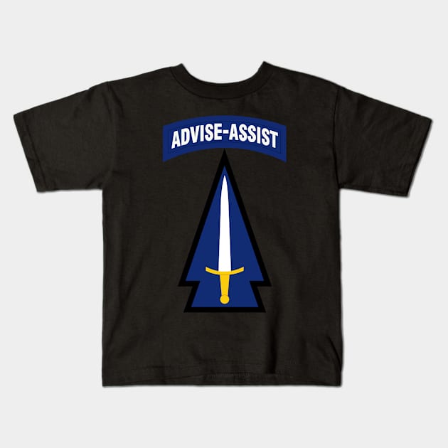 Security Force Asst Bde - SSI wo Txt Kids T-Shirt by twix123844